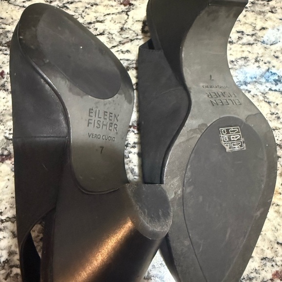Eileen Fisher Milla Slingback Heels Size 7 - Picture 6 of 6